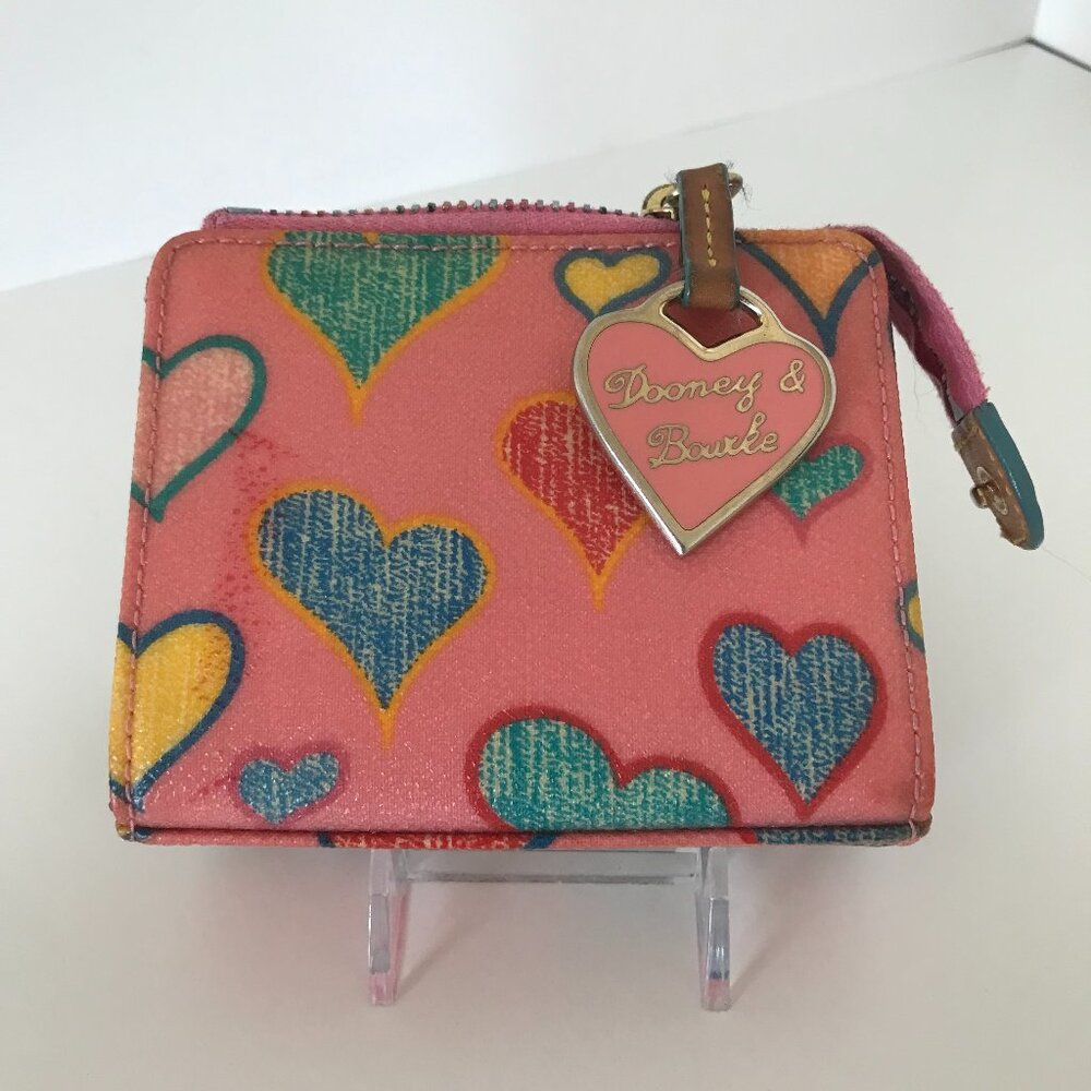 Dooney & Bourke Vintage Coin Purse / Wallet with Keychain